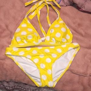 Yellow Polka Dot Bikini